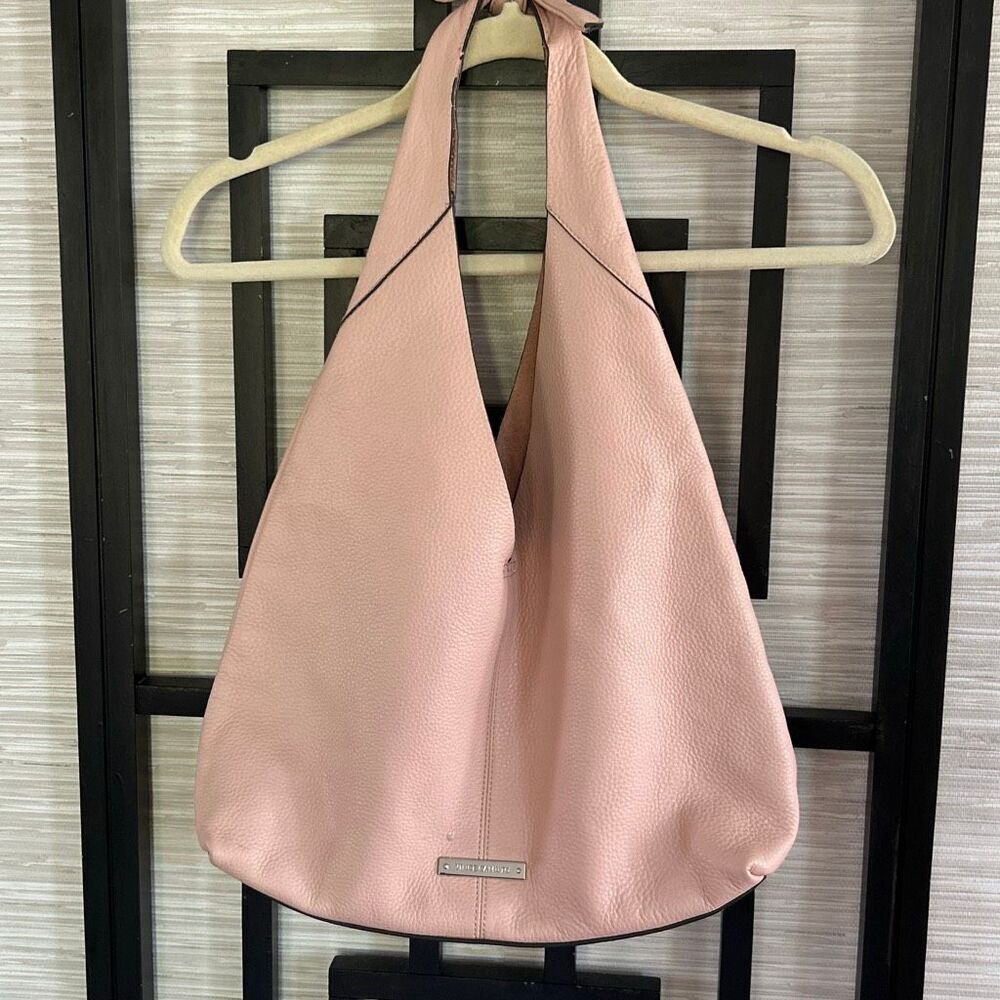 Vince Camuto soft pink hobo bag pebbles leather handbag